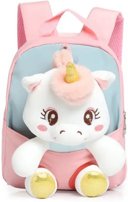 smily kiddos Unicorn Plush Toy Backpack -Pink 4 L Backpack(Pink)