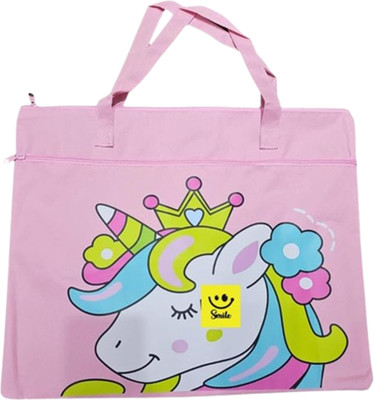 KUNYA Unicorn Print Multipurpose Daily Use Tote Bag Artist Drawing Bag 5 L Backpack(Multicolor)