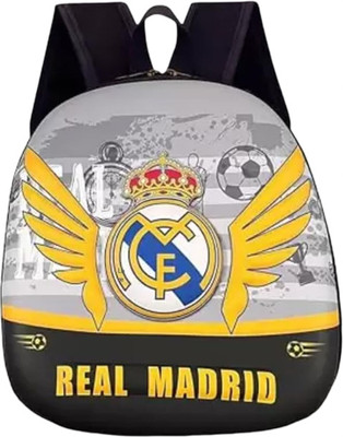 Bembika Real Madrid Grrey 5 L Backpack(Grey)