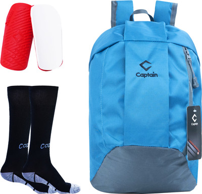 CAPTAIN BAG05 P BLUE 3 4TH BLK,PROFESSIONAL SHINGUARD RED COMBO 10 L Backpack(Blue, Black)