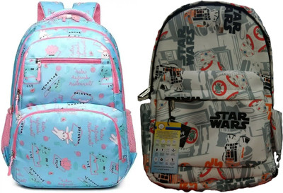 MishKav Blue Bunny Bag 35 L Backpack(Multicolor)