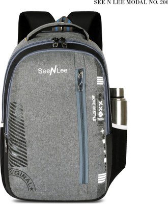 SeeNLee Fashion Box | X Design backpack | college 28 L Backpack(Grey)