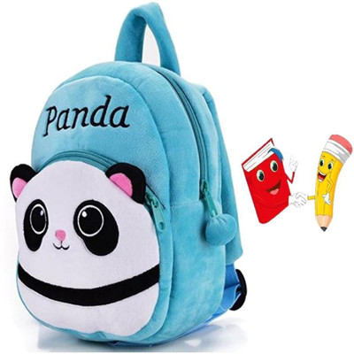 Aveek School Bag For Kids Soft Plush Backpack For Small Kids Nursery For Bag 15 L Backpack(Multicolor)