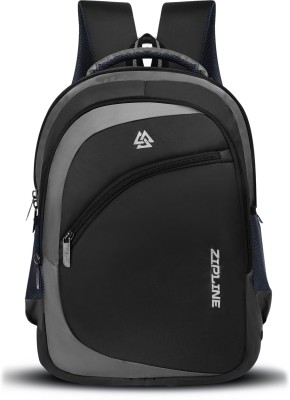 ZIPLINE Big Storage bags men :: Casual college bags for boys and girls :: school bags :: Office Bags 38 L Backpack(Black)