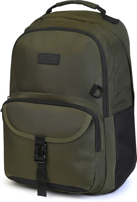 RED TAPE Olive Boys & Unisex Polyester Backpack | School, College & Office Bag 26 L Laptop Backpack(Green)