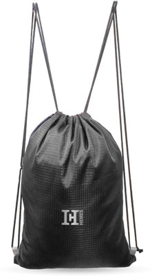 HMFURRYS FINEST H-Logo-Drawstring-Bag-Black_15 12 L Backpack(Black)