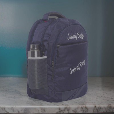 JairaJ regular size Laptop school bag college travell office bag with rain cover 40 L Backpack(Blue)