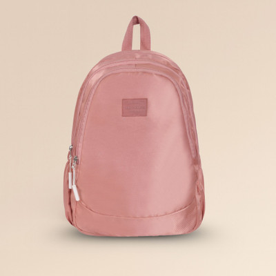 LINO PERROS Women's Everyday Peach Backpack 23 L Backpack(Pink)