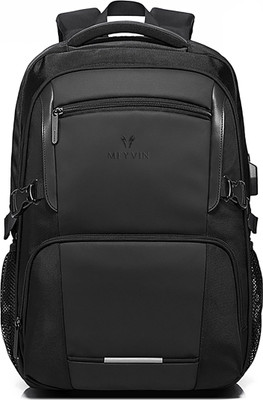 MEYVIN Pinnacle Waterproof Laptop Backpack for Office & Travel, Fits 24 L Backpack(Black)