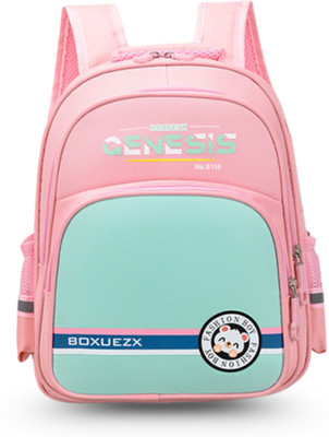 Maalove Kids School Backpack | Genesis Series | Lightweight | with Multiple Compartments 20 L Trolley Backpack(Pink)