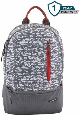 MiGear Polyester Unisex 2 Compartment Zipper Closure Bag 17.5 Litres 17.5 L Backpack(Grey)