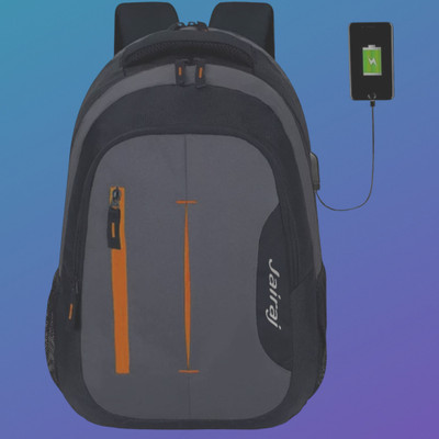 JairaJ backpack bag laptop bag school backpag(19.5*14) 37.1 L Laptop Backpack(Black)