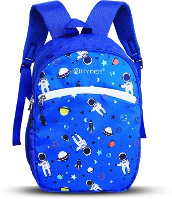 Hyder Kids Seamless Astronaut Cartoon Best Stylish Waterproof Lightweight School Bag 20 L Backpack(Blue)