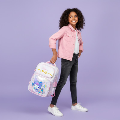 Sageware 3D School Backpack for Kids, Durable and Lightweight Bag for Boys and Girls 20 L Backpack(Pink)