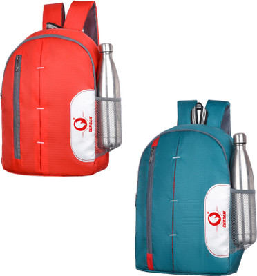 GURRAM Adventure Ready Pack 25 L Backpack(Red, Blue)
