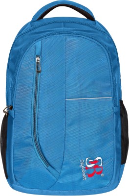 SB STYLEBOLTT 35 Ltrs Water Resistant Casual Travel Bagpack/College - School Backpack Bag for 35 L Backpack(Black, Blue)