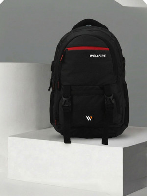 WFB Laptop Backpack Water Resistant Office Travel College Bag for Men Women 35 L Laptop Backpack(Black)