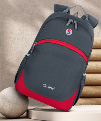 SKYLINE Travel Office/College/School Bag For Men and Women 30 L Backpack(Grey)