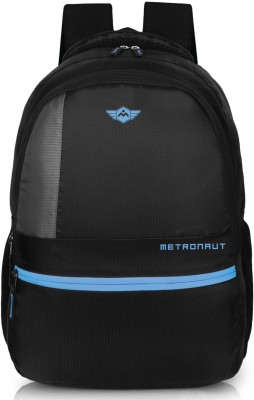 METRONAUT MT-002 Stylish 30 L Laptop Backpack(Black, Blue)