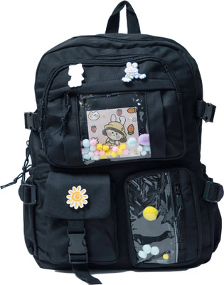 DONICY 25L Casual Backpack 25 L Backpack(Black)