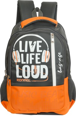 Ankit International Casual Bag/Backpack for Men Women Boys Girls/Office School College 38 L Backpack(Grey, Orange)