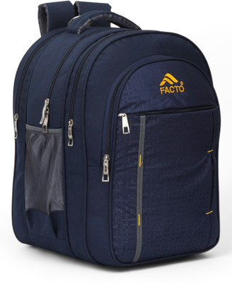 facto High Quality Stylish Casual Waterproof School Bag boys & girls Class 6th to 10th 70 L Backpack(Blue)
