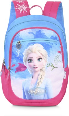 SKYBAGS ELSA CHAMP 02 SCHOOL BP BLUE AND PINK 18 L Backpack(Multicolor)