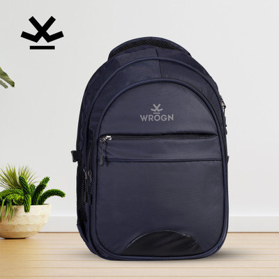 WROGN Laptop backpack spacy unisex backpack fits upto 16 Inches/college bag/school bag 35 L Laptop Backpack(Blue)