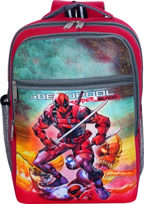 TAHAFASHION P4-RED_14 30 L Backpack(Red)