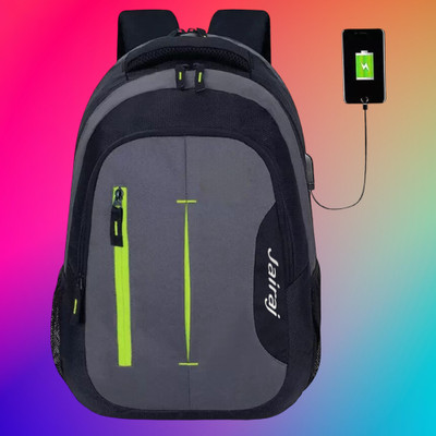 JairaJ backpack bag laptop bag school backpag(19*14) 34 L Laptop Backpack(Black)