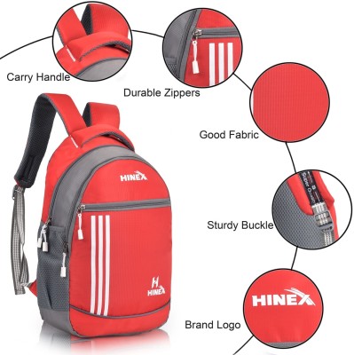 HINEX BAGS Hinex laptop backpack 30 L Laptop Backpack(Red)