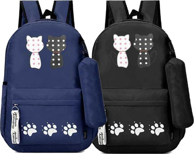 Zenvault Trendy Casual College Backpacks, Designer School/College/Picnic Bag 12 L Backpack(Black)