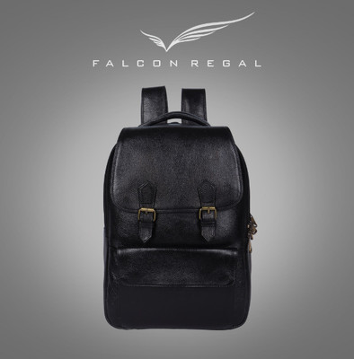 Falcon Regal Vertex Venture 18 L Laptop Backpack(Black)