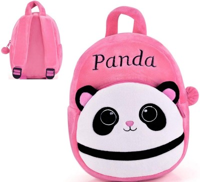 Bluemoon Kids School Bag Cartoon Baby Boys/Girls Plush Bag 11 L Backpack(Pink)