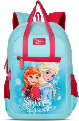 Priority 14 inch Popins 006 Disney Princess Elas & Anna Printed 23 L Backpack(Blue)