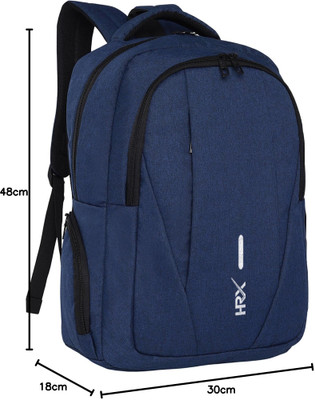 HRX by Hrithik Roshan Travel Laptop Backpack, Business Backpacks with USB Charging Port 40 L Laptop Backpack(Black)