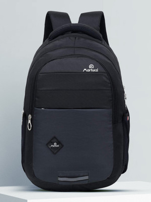 Martucci Heavy Unisex for College/Office with Rain Cover and Reflective Strip 36 L Laptop Backpack(Black)
