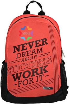 STOLT BOLT Daypack | Success Quote| Stylish & Comfortable for Office, School & Travel 30 L Backpack(Multicolor)
