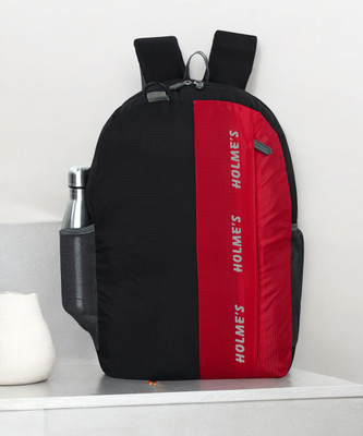HOLME'S Daypack Bag, for Daily Use - Library, Office, Outdoor Hiking(1011) 25 L Laptop Backpack(Black)