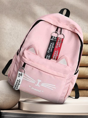 ARK FASHION Cat Design Fashion Waterproof Women Girls ladies bag 18 L Backpack(Multicolor)