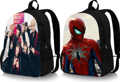 khatushyam collection A_DGTL-011 & SPIDER-04_@@_1PC_abc 30 L Backpack(Multicolor, Black)