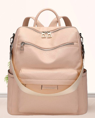 TrueArch Women Backpack Student Backpack Lightweight Comfortable 28 L Backpack(Beige)