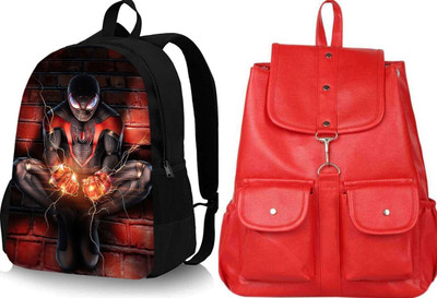 Shishtha A_DGTL-021 & pc23_abc 30 L Backpack(Multicolor, Red)