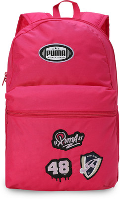 PUMA Patch Backpack 20 L Laptop Backpack(Pink)