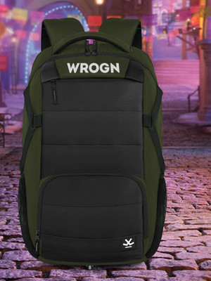 WROGN RADOME unisex bag with rain cover and reflective strip 35 L Laptop Backpack(Multicolor)