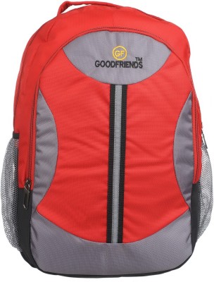 Zadinga Canvas Waterproof 25 L Laptop Backpack(Red)
