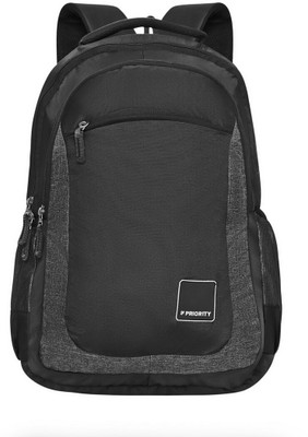 Priority 18 Inch Soild Black Polyester College\Office 29 L Backpack(Black)