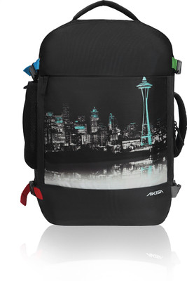 AKISA AKS-CT-Black 32 L Backpack(Black)