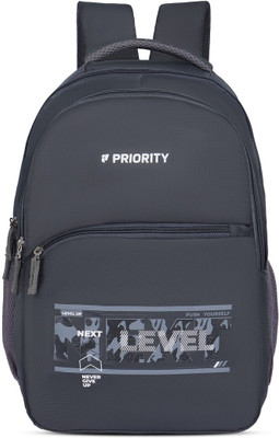 Priority Tork 004 College Bag DGR 31 L Backpack(Grey)
