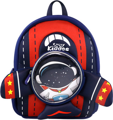 smily kiddos Go out Backpack - Space Blue 8 L Backpack(Blue)
